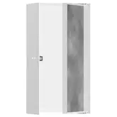 Ниша в стене с дверцей под плитку Hansgrohe XtraStoris Rock 30 х 15 х 10 см, белый матовый (56082700)