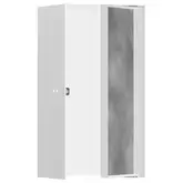 Ниша в стене с дверцей под плитку Hansgrohe XtraStoris Rock 30 х 15 х 14 см, белый матовый (56088700)
