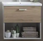 Kolpa San Тумба с умывальником EVELIN OUE 65 II GRAY/OAK (573883) (573880)
