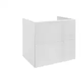 Тумба подвесная Qtap Tern 600х580х437 White с полотенцедержателем QT1774TPL601W