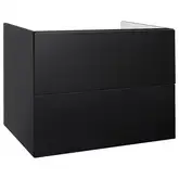 Тумба напольная Qtap Tern 800х725х437 Matt black с полотенцедержателем QT1774TPL802MB