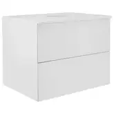 Тумба подвесная Qtap Tern 600х476х469 White со столешницей и полотенцедержателем QT1774TPЛ601W (QT1779TPL601W)