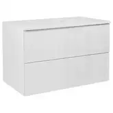 Тумба подвесная Qtap Tern 700х476х469 White со столешницей и полотенцедержателем QT1774TPЛ701W (QT1779TPL701W)