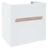 Тумба подвесная Qtap Virgo 600х580х437 White/Whitish oak QT1874TPА601W (QT1874TPА601WWO)
