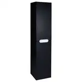 Пенал подвесной Qtap Virgo 350х1600х316 Black/White QT1876PP1652RBW