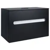 Тумба подвесная Qtap Virgo 700х476х469 Black/White со столешницей QT1879TPА702BW