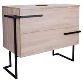 Тумба напольная Qtap Taurus 800х616х437 Whitish oak со столешницей QT2480TNT803WO