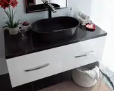 Snail Тумба «Венера» з умивальником «Ліана» А602 Агат глянець (1200КМ172A602)