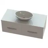 Snail Тумба «Венера» з умивальником «Фієста» Меланіт H100 (1200КМ174H100)