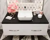 Snail Тумба «Венера» з умивальником «Палермо» А800 Маренго глянець (1200КМ178A800)
