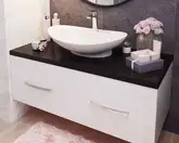 Snail Тумба «Венера» з умивальником «Гармонія» Золото Т999 (1200KM102T999)