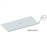 Snail Стільниця «Артеміда» 900/550 А702 Шампань глянець (125A702)