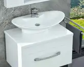 Snail Тумба «Мадлен» з умивальником «Гармонія» А801 Сапфір глянець (700KM102A801)