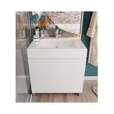 Snail Тумба «Новелла» з умивальником «Атлант» 800 А100М Білий МАТ (800КМ163A100M)