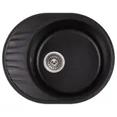 Кухонная мойка Qtap CS 6151 Black (QT6151BLA404)