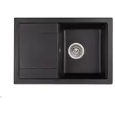 Кухонная мойка Qtap CS 7449 Black (QT7449BLA404)