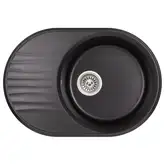 Кухонная мойка Qtap CS 7451 Black (QT7451BLA404)