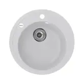 Мийка кухонна Zerix ZS-510R-01 Біла (ZX4531)