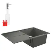 Набор Grohe мойка кухонная K400 31639AT0 + дозатор для моющего средства Contemporary 40536000 (31639AT040536000)