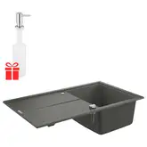Набор Grohe мойка кухонная K400 31640AT0 + дозатор для моющего средства Contemporary 40536000 (31640AT040536000)