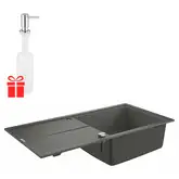 Набор Grohe мойка кухонная K400 31641AT0 + дозатор для моющего средства Contemporary 40536000 (31641AT040536000)