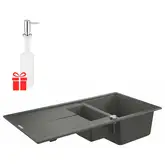 Набор Grohe мойка кухонная K400 31642AT0 + дозатор для моющего средства Contemporary 40536000 (31642AT040536000)
