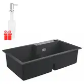 Набор Grohe мойка кухонная K500 31649AP0 + дозатор для моющего средства Contemporary 40536000 (31649AP040536000)