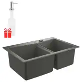 Набор Grohe мойка кухонная K700 31657AT0 + дозатор для моющего средства Contemporary 40536000 (31657AT040536000)