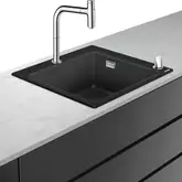 Hansgrohe COMBI C51-F450-06 Мийка зі змішувачем, хром (43217000)
