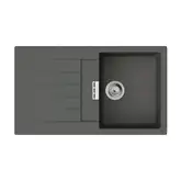 Мийка для кухні Hansgrohe S52 S520-F345, чорний сірий камінь 43356290