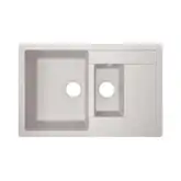 Кухонная мойка с дополнительной чашей Lidz 780x495/200 GRA-09 (LIDZGRA09780495200)