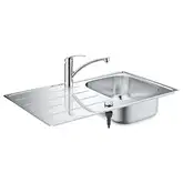 Комплект кухонної мийки і змішувача Grohe K200 (31565SD1)