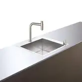 Кухонна мийка Hansgrohe C71 C71-F450-06 Sink combi 550x500 зі змішувачем, stainless steel (43201800)