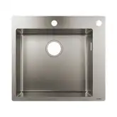 Hansgrohe S71 S712-F450 Мийка кухонна, нержавіюча сталь (43305800)