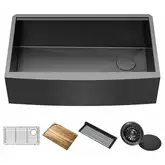 Kraus Kore™ Кухонна мийка Workstation, Gunmetal (KWF210-33/PGM)