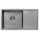 Кухонна мийка Kroner KRP PVD Schwarze-7844HM (3,0/1,0 мм)
