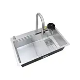 Мийка Mixxus Premium MH7545-SET-03.SUS304 з вбудованим змішувачем (MX1699)