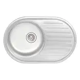 Кухонная мойка Qtap 7750 0,8 мм Satin (QT7750SAT08)
