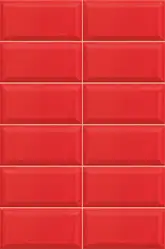 Плитка стінова Bissel Rojo 100x200 Mainzu (PT01546)