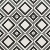 Плитка керамогранітна Belfast Black 200x200 Mainzu (PT02947)