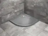 Душовий піддон Doros A Stone Anthracite 90x90 см, RADAWAY (SDRA9090-01-64S)