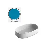 Умивальник на стільницю ArtCeram Cognac 55х35, blue avio (COL003 38; 00) (COL003 38;00)