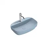 Раковина полувстраиваемая Catalano Green Lux Сolori 40 х 60 х h14 см, цвет - синий матовый 160GRLXNAS
