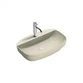 Раковина полувстраиваемая Catalano Green Lux Сolori 42 х 60 х h14 см, цвет - серый матовый 165GRLXNGS