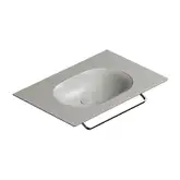 Раковина подвесная Catalano Horizon 75 х 50 см, Satin cement (175HZCS)