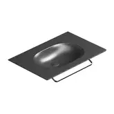 Раковина подвесная Catalano Horizon 75 х 50 см, Satin black (175HZNS)