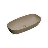 Раковина накладная на столешницу Catalano Green Lux Сolori 40 х 80 х h14 см, цвет - коричневый матовый 180AGRLXMS