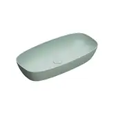 Раковина накладная на столешницу Catalano Green Lux Сolori 40 х 80 х h14 см, цвет - зелёный матовый 180APGRLXVS