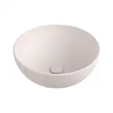 Умивальник на стільницю Flaminia APP d40 xh 16 cm, без переливу, Latte Milky white matt (AP40A) (AP40ALAT)