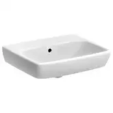 Маленькая (мини) раковина Geberit Selnova Square 50 х 42 см, без отверстия под смеситель (500.301.01.1)